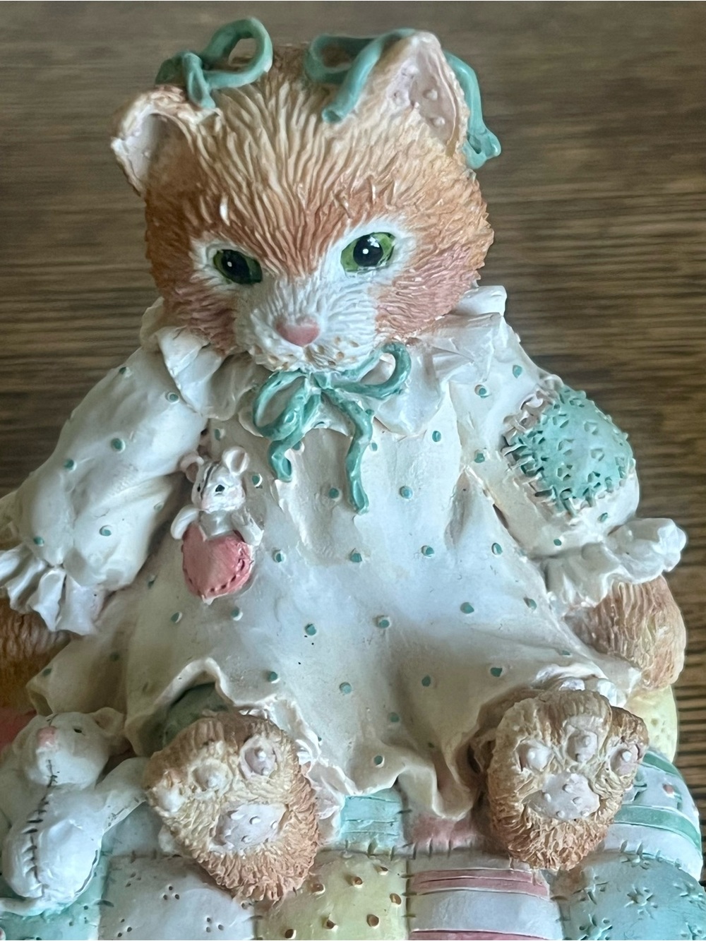 Calico Kittens Vintage ‘You’ll Always Be Close To My Heart’ 627909 Cat Figurine - Picture 5 of 11